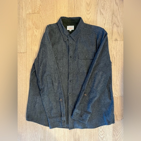 Tecovas Dark Charcoal Mens button down - Picture 1 of 3